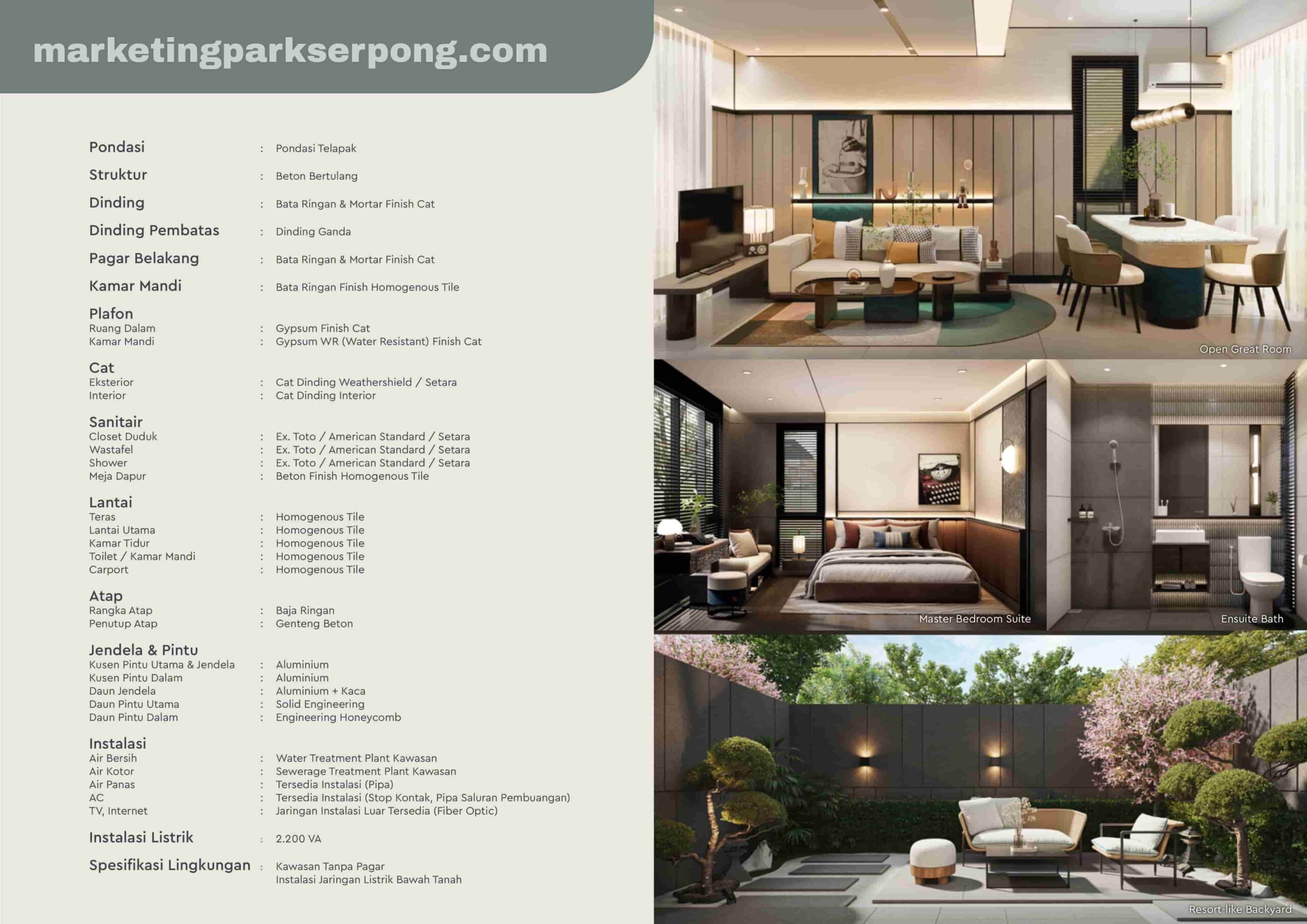 Cluster Blackslate Park Serpong